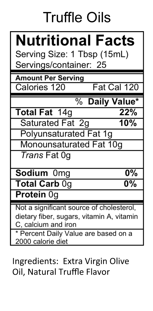 White Truffle Oil Olive Oil Co Barrie and Newmarket