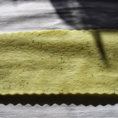 Fresh Dill Infused Pappardelle Pasta