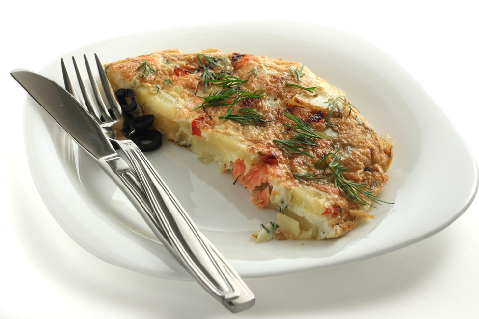 Potato Frittata with Smoked Salmon - Olive Oil Co - Barrie - Newmarket - Midland - Orillia