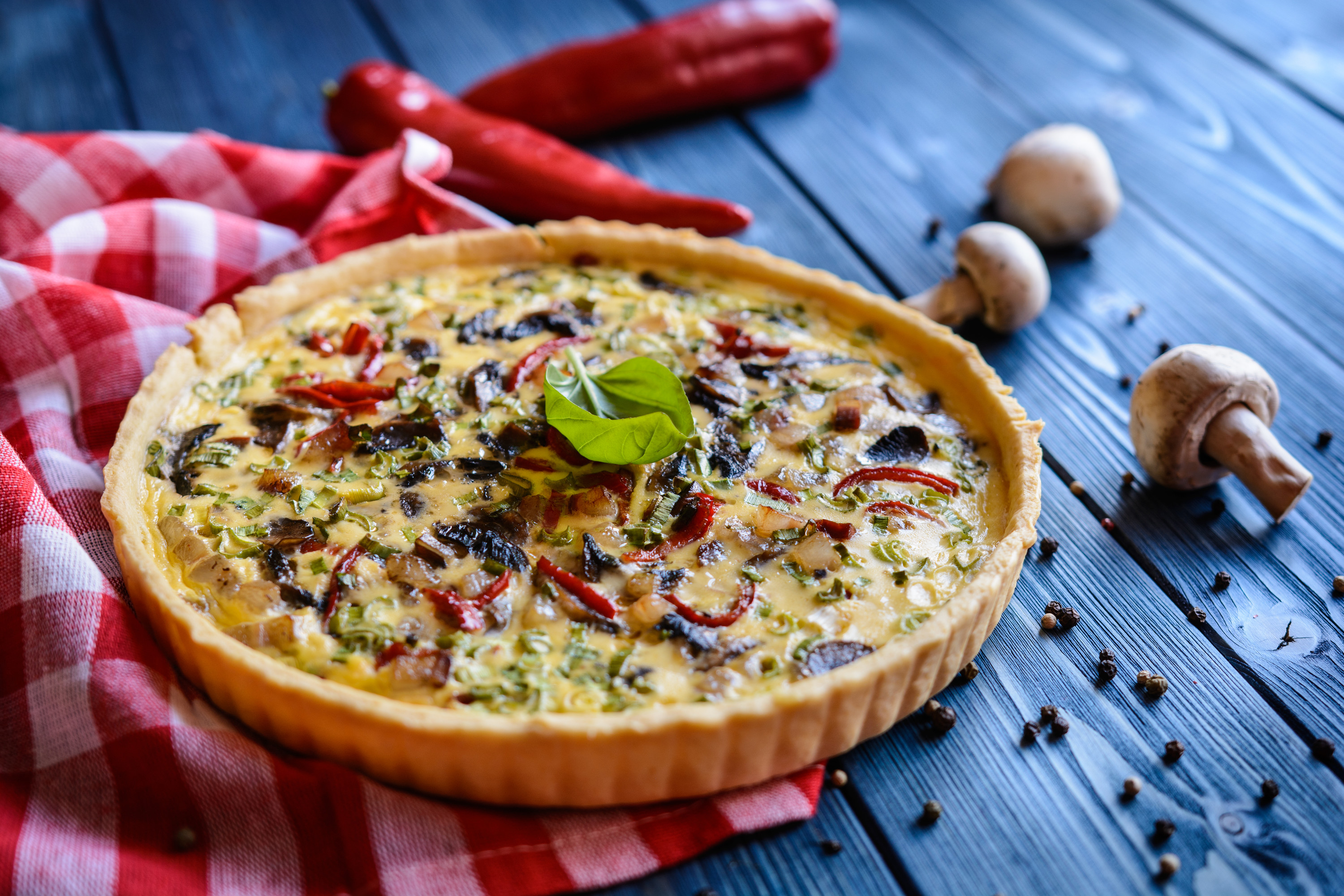 Savoury Custard - Quiche - Olive Oil Co - Barrie - Newmarket - Midland ...