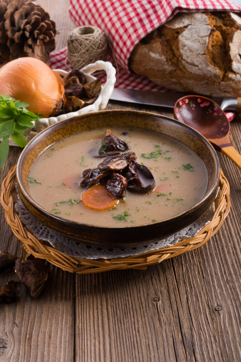 Mushroom Soup with Truffle Oil Olive Oil Co Barrie Newmarket