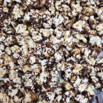 Dark Chocolate Balsamic Popcorn
